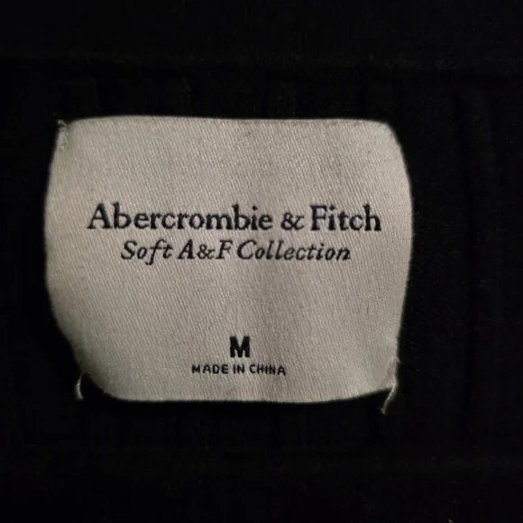 Abercrombie & Fitch Black Ribbed Cardigan - Picture 2 of 6